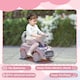 image 6 of AIYAPLAY Ride On Car Foot To Floor Sliding Car Push Along Car with Air Horn, Anti-Over-Backwards Design, for Toddler from 18 to 36 Months - Pink