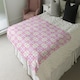 image 4 of Pink sublime boho chic summer design (Blanket)