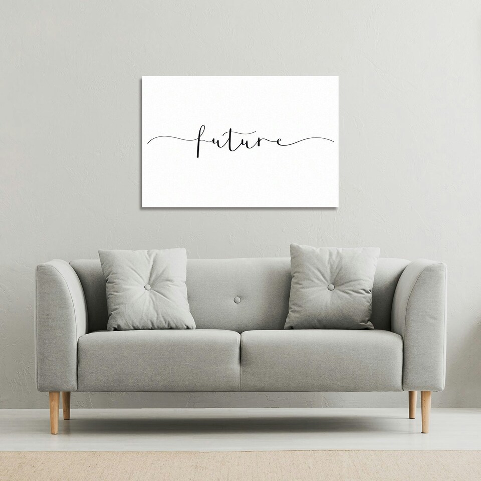 image 1 of Text Future (Canvas Print) 152 x 101 x 4cm