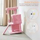 image 6 of Yaheetech 92 cm Cat Tower with Double Condos Pink