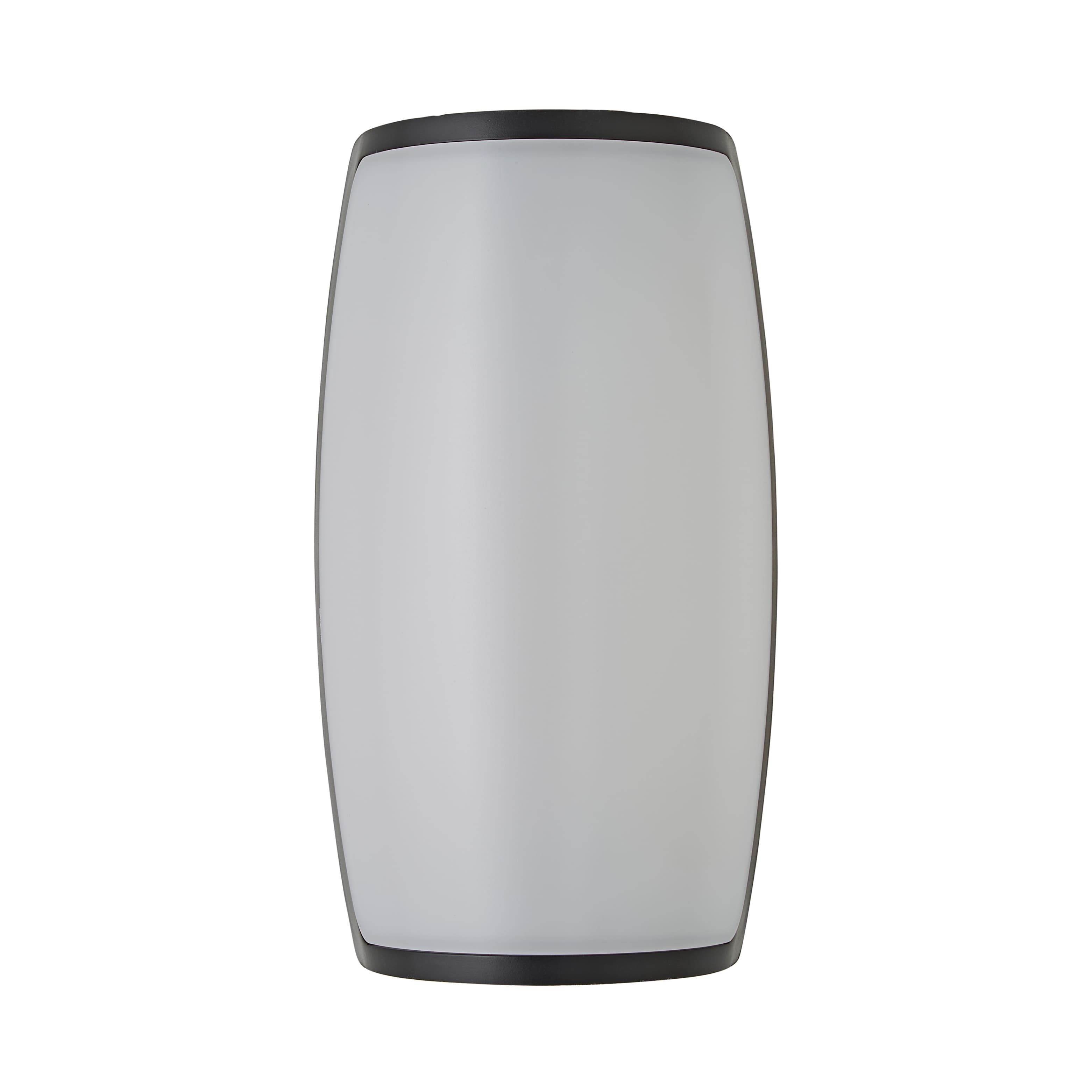 ValueLights Jonny Matte Black IP54 Integrated LED Outdoor Wall Light Black