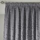 image 2 of Voli Pencil Pleat Taped Top Lined Curtains - 229cm x 274cm - Silver