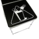 image 7 of Official Size 8 Foot Folding Beer Pong Table BBQ Drinking Party