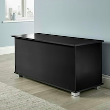 Malmo Lift-Up Storage Ottoman Chest Box White