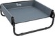 image 2 of Actiaspet Elevated Dog Bed Steel Frame Raised Pet Cot Black or Grey (Grey, Small)