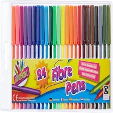 ArtBox Fine Tip Fibre Colouring Pen (Pack of 24)
