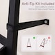 image 7 of Junior Vida Kids Bedroom Furniture Space Saving Foldable Clothing Rack - Black