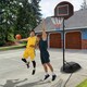 image 4 of COSTWAY Portable Basketball Hoop Stand Adjustable Basketball Black | Standard