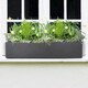 image 9 of Window Box Light Concrete Dark Grey Garden Planter L80 W17 H17.5 cm, 24 ltrs Cap.