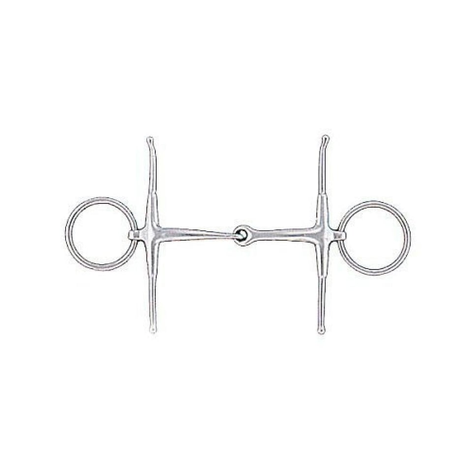 Lorina Single Jointed Fulmer Snaffle - Silver - 4.5in