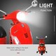 image 6 of HOMCOM Kids Ride On Licensed Vespa Motorcycle 6V Boys Girls MP3 Music LED Lights