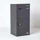 image 1 of SMART PARCEL BOX® Extra Large Front & Rear Access Black Black