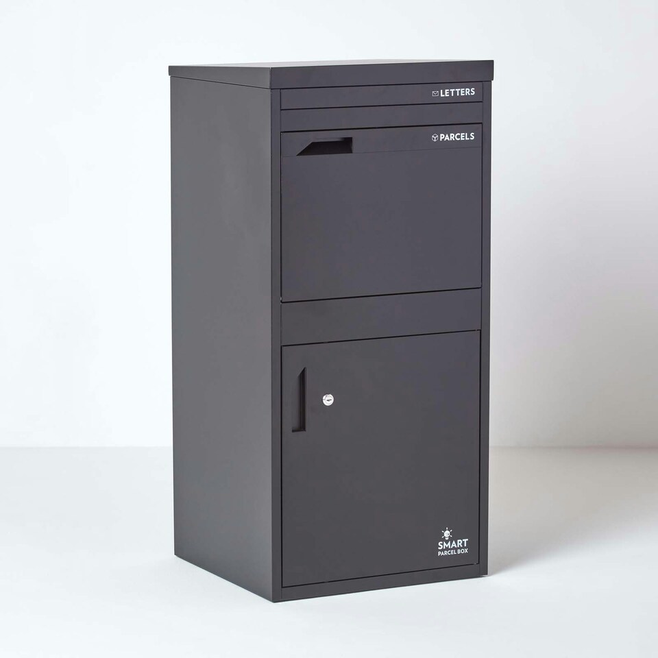 image 1 of SMART PARCEL BOX® Extra Large Front & Rear Access Black Black