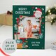 image 2 of Personalised Photo Upload Pack of 10 Santa Christmas Cards