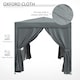 image 6 of Outsunny 2mx2m Pop Up Gazebo Party Tent Canopy Marquee with Storage Bag Grey