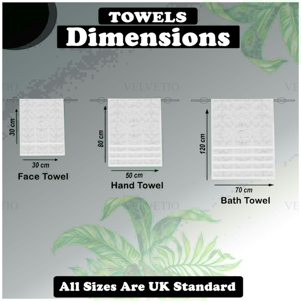 image 1 of VELVETIO 8 Piece Towel Bale Set Boston Shiny Stripe Pattern - 100% Cotton, 450 GSM Pink | Blush Pink