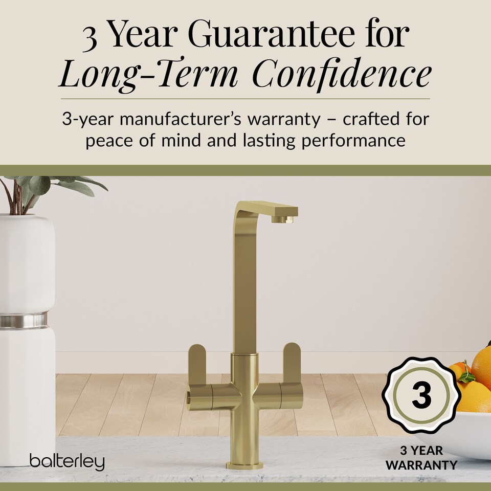 image 1 of Chara Kitchen Mixer Tap for Sink Mono - Brushed Brass | Copper | Brushed Brass | 1