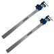 image 1 of 24" (600mm) Aluminium Sash Clamp Grip Bench Work Holder Vice Slide Cramp x 2