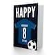 image 2 of Football Strip Kit Dark Top On Age 8 Year Old Child Kids 8th Birthday Card