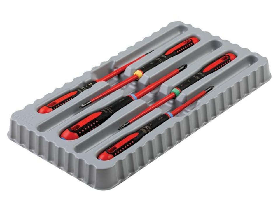 BE-9872SL ERGO» Slim VDE Insulated Screwdriver Set, 5 Piece
