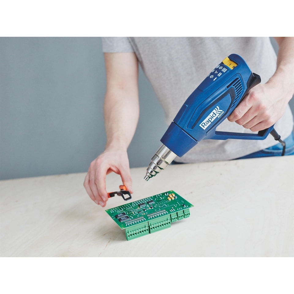 image 1 of Rapid R2000 Hot Air Gun 240v 2000w (UK Plug) | Multi | Multi Colour | One Size | 1