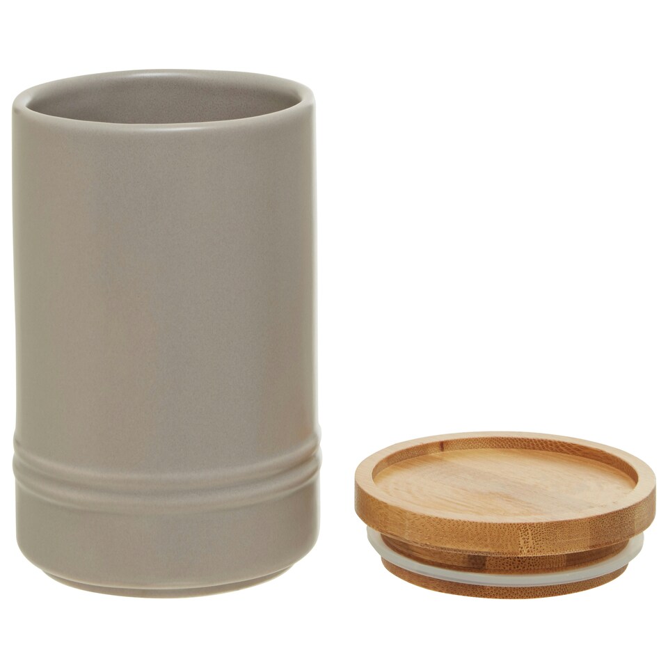 image 1 of Maison by Premier Fenwick Medium Grey Storage Canister