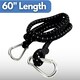 image 2 of Marco Paul Heavy Duty Bungee Cords With Carabiner Clips 60"