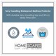 image 2 of Homescapes Terry Towelling Waterproof Mattress Protector - Double | White | Double