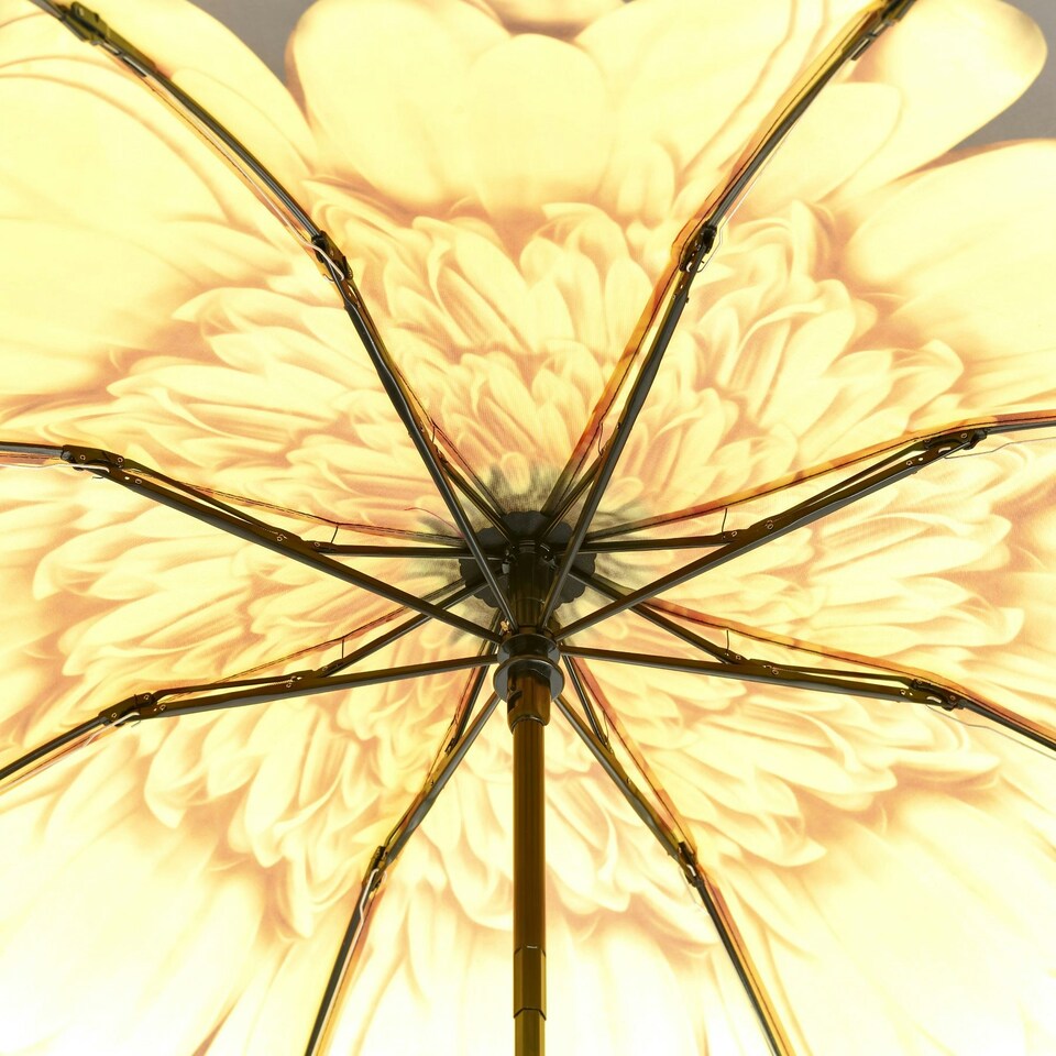 image 1 of Everyday Folding Umbrella Automatic Opening Reverse Sunflower Multi