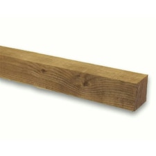 PACK OF 10 (Total 10 Units) - 100mm x 100mm (4" x 4") Sawn Timber Carcassing Wood Softwood Timber - 4.8m Length