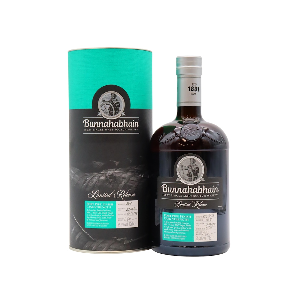 Bunnahabhain - Port Pipe Islay Single Malt Scotch 2007 11 year old Whisky