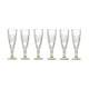image 2 of Champagne glass Vivalto Exotic Green Crystal 170 ml (6 Units) N/A
