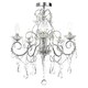 image 1 of BHS Daphne 5 Light Bathroom Chandelier, Chrome Silver | Silver