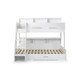 image 4 of Pure White Triple Sleeper Book Case Bunk Bed 3ft (90cm) - Best Seller