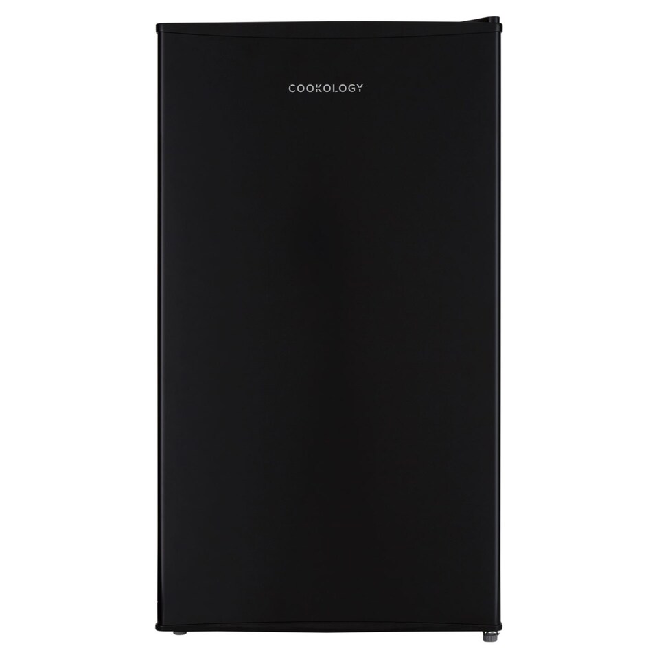 image 1 of Cookology UCIF93BK Freestanding under counter Fridge in Black - 93 Litre Capacity - Adjustable Temperature Control & Legs - With Chiller Box