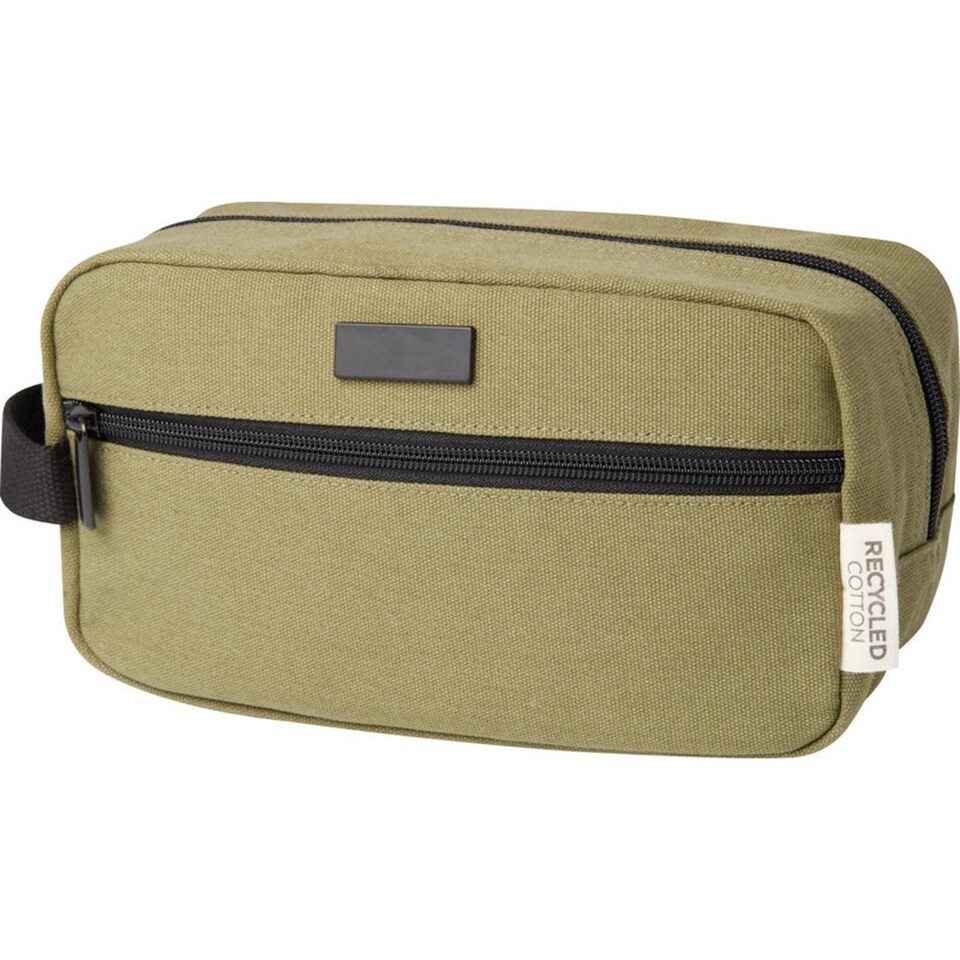 image 1 of Joey Canvas 3.5L Toiletry Bag | Green | Olive | One Size | 1