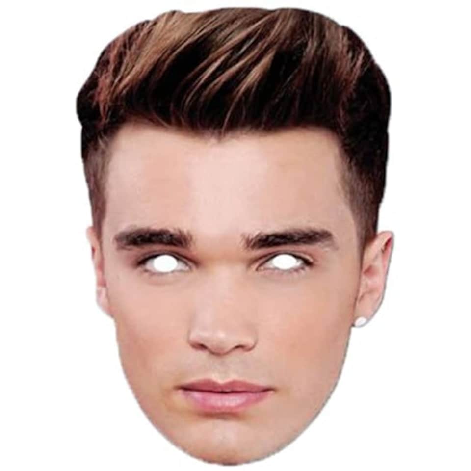Union J Josh Celebrity Cardboard Face Mask