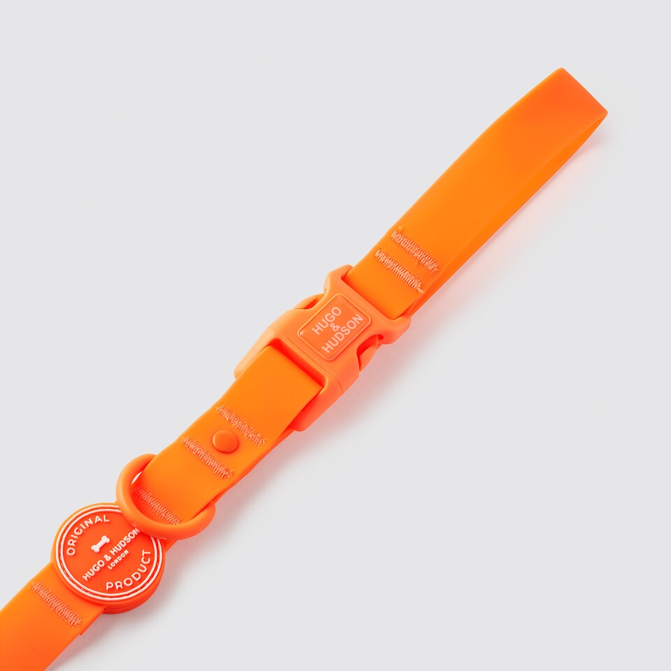 image 1 of Hugo & Hudson Orange Waterproof Dog Lead