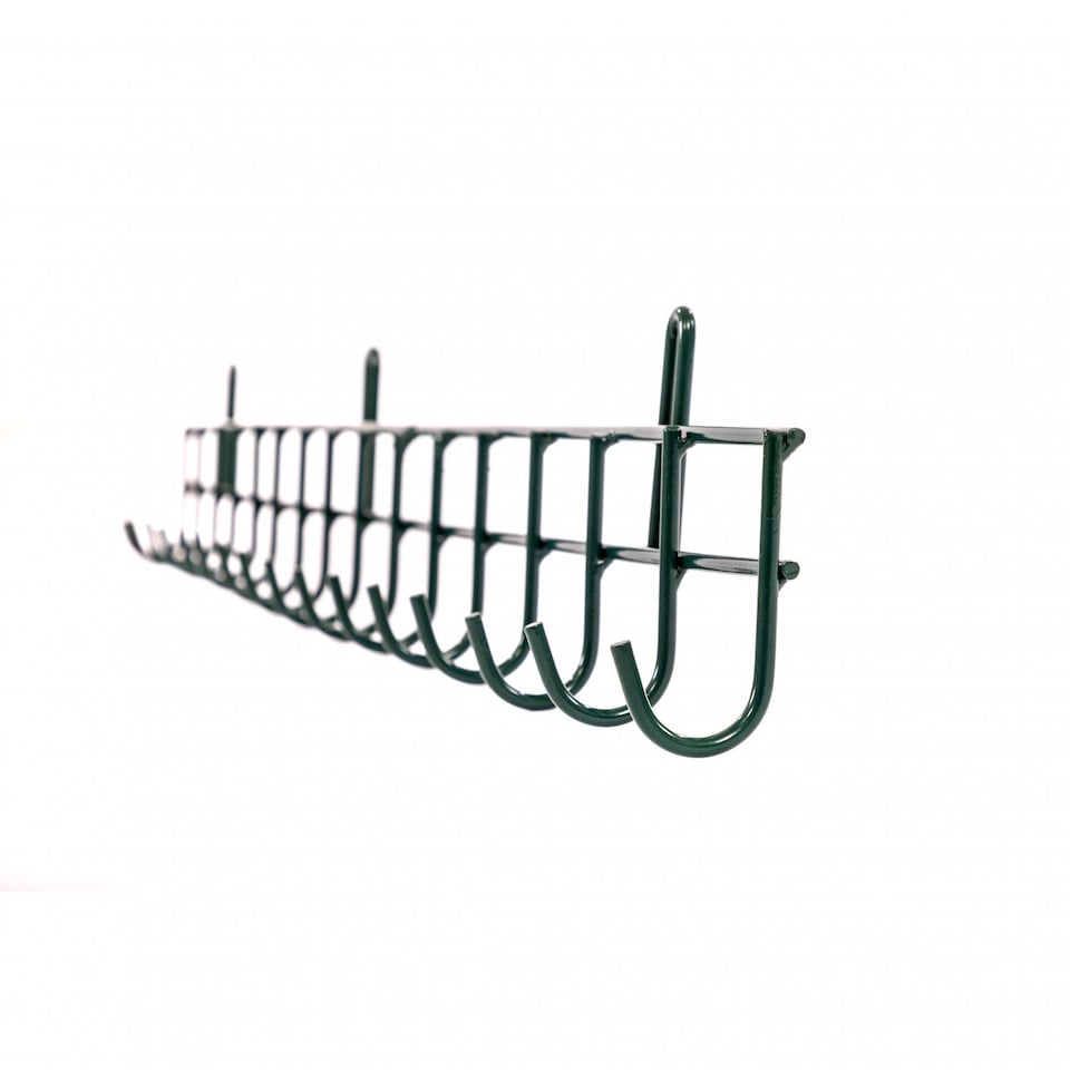 image 1 of 16 Hook Wall Mounted Garden Tool Storage Rack Hanger Shed & Garage
