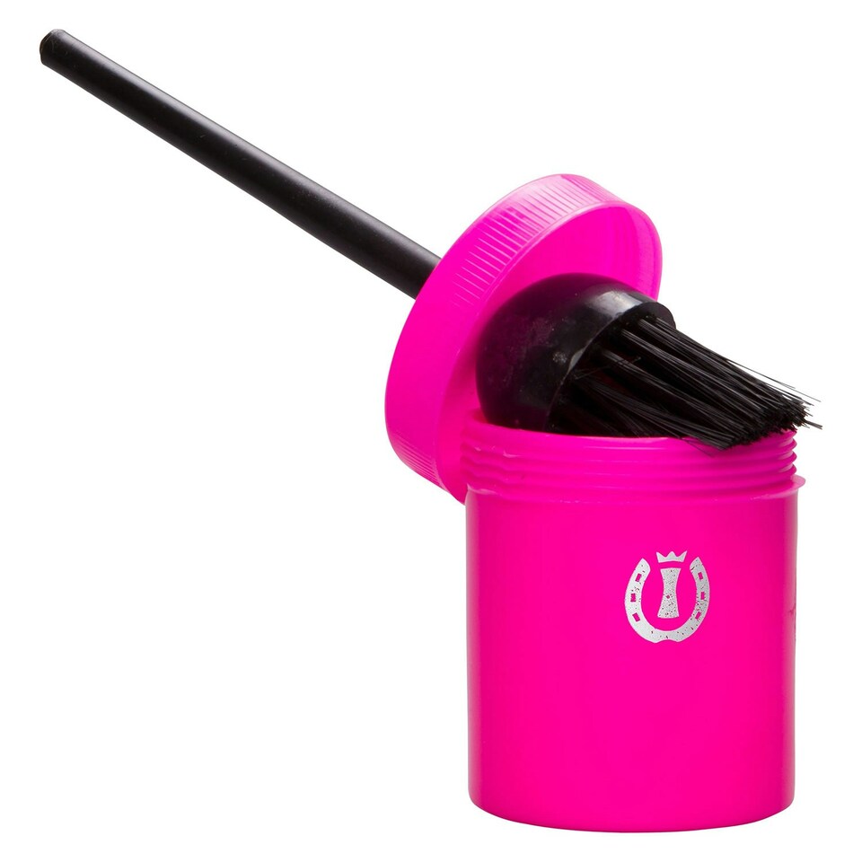 Imperial Riding IRH Horse Hoof Oil Brush - Neon Pink - One Size