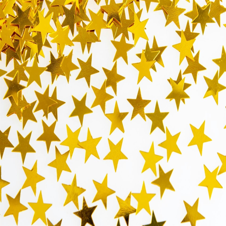 image 1 of 4 Packs of Gold Star Confetti (14g)