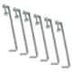 image 1 of 300mm Brick Laying Profile Clamp Holder Fastener Carpentry Internal Wall Clamps 6pc