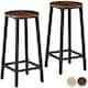 image 8 of 2 Bar stools Corby | Brown | industrial wood light, oak Sonoma | 32 x 32 x 66 cm | 2