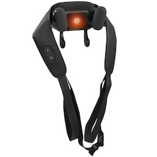HOMCOM Cordless Neck Massager with Heat, 4D Shiatsu Shoulder Massager
