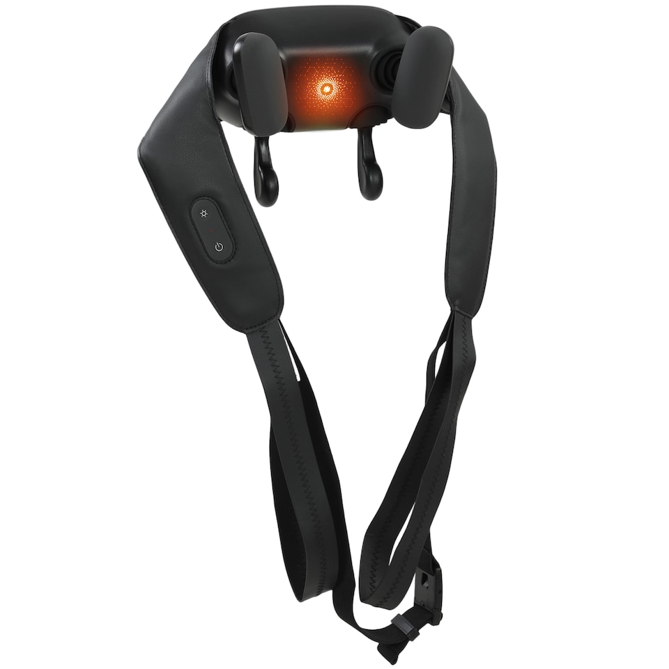 image 1 of HOMCOM Cordless Neck Massager with Heat, 4D Shiatsu Shoulder Massager