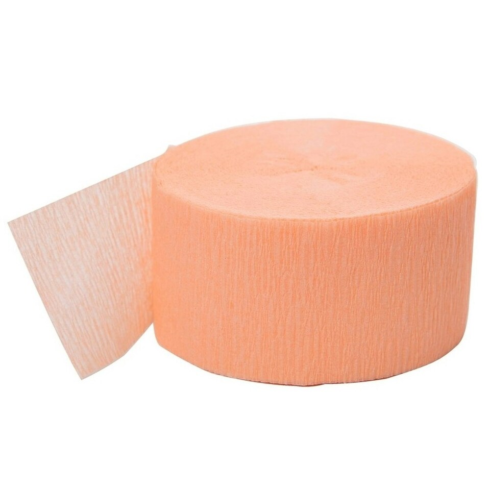 image 1 of Unique Party Crepe Paper Plain Streamer - Coral - One Size