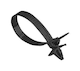 image 1 of PRO ELEC - Push Mount Cable Ties, 100mm x 2.5mm, Black, Pack of 100