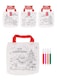 image 1 of Christmas Colour-Your-Own Tote Bag (22cm x 20cm)