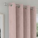 image 2 of Enhanced Living Austin Blackout, Thermal Blush Curtains with Eyelet Header (PAIR) - 90x72 inch (229x183cm) | Pink | Blush | 2