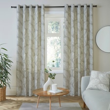 Fusion Matteo Eyelet Curtains Natural